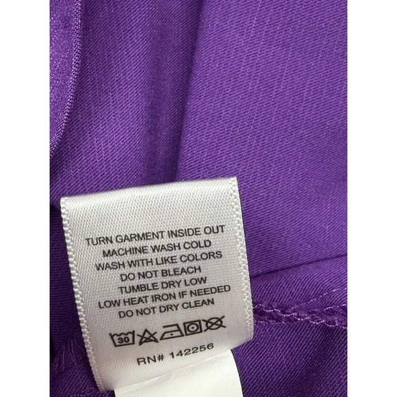 Figs Scrub Shirt Mens Small Purple Leon Three Pocket Technical Collection Doctor - Picture 5 of 7